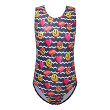 Load image into Gallery viewer, BAOHULU Teens Sparkly Sleeveless Leotard for Girls Child Gymnastics Costume Jumpsuit with Cartoon Pattern Kids Dance Wear