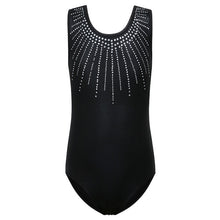 Load image into Gallery viewer, BAOHULU Teens Sparkly Sleeveless Leotard for Girls Child Gymnastics Costume Jumpsuit with Cartoon Pattern Kids Dance Wear