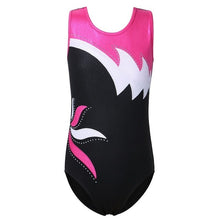 Load image into Gallery viewer, BAOHULU Teens Sparkly Sleeveless Leotard for Girls Child Gymnastics Costume Jumpsuit with Cartoon Pattern Kids Dance Wear