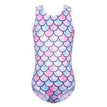 Load image into Gallery viewer, BAOHULU Teens Sparkly Sleeveless Leotard for Girls Child Gymnastics Costume Jumpsuit with Cartoon Pattern Kids Dance Wear
