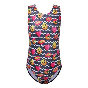 BAOHULU Teens Sparkly Sleeveless Leotard for Girls Child Gymnastics Costume Jumpsuit with Cartoon Pattern Kids Dance Wear